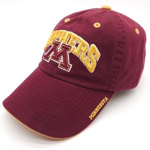 Minnesota Golden Gophers Strapback Hat Dad Ball Cap Adjustable‎ NCAA College Red